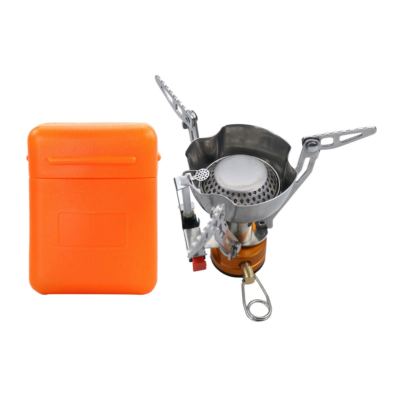 Portable Gas Stove Compact Lightweight Camping Stove Connector Cook Stove