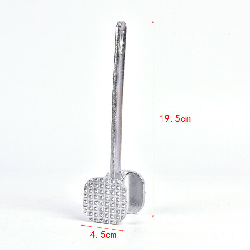 1PCS New Stainless Steel Hammer Meat Mallet Tenderizer Steak Hammer Kitch.l8
