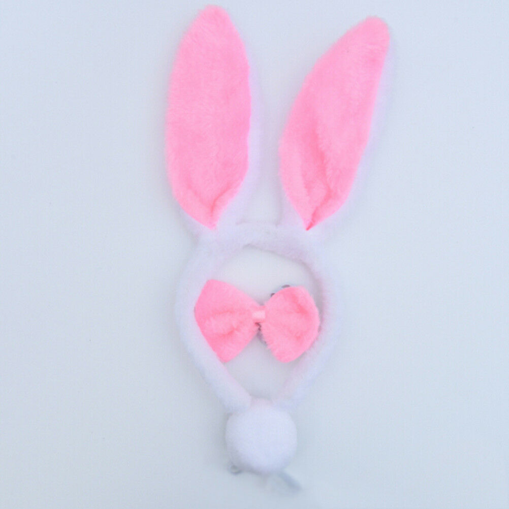 Halloween Christmas Costume Rabbit Bunny Ears Headband Cute Plush Hair Band@BDA