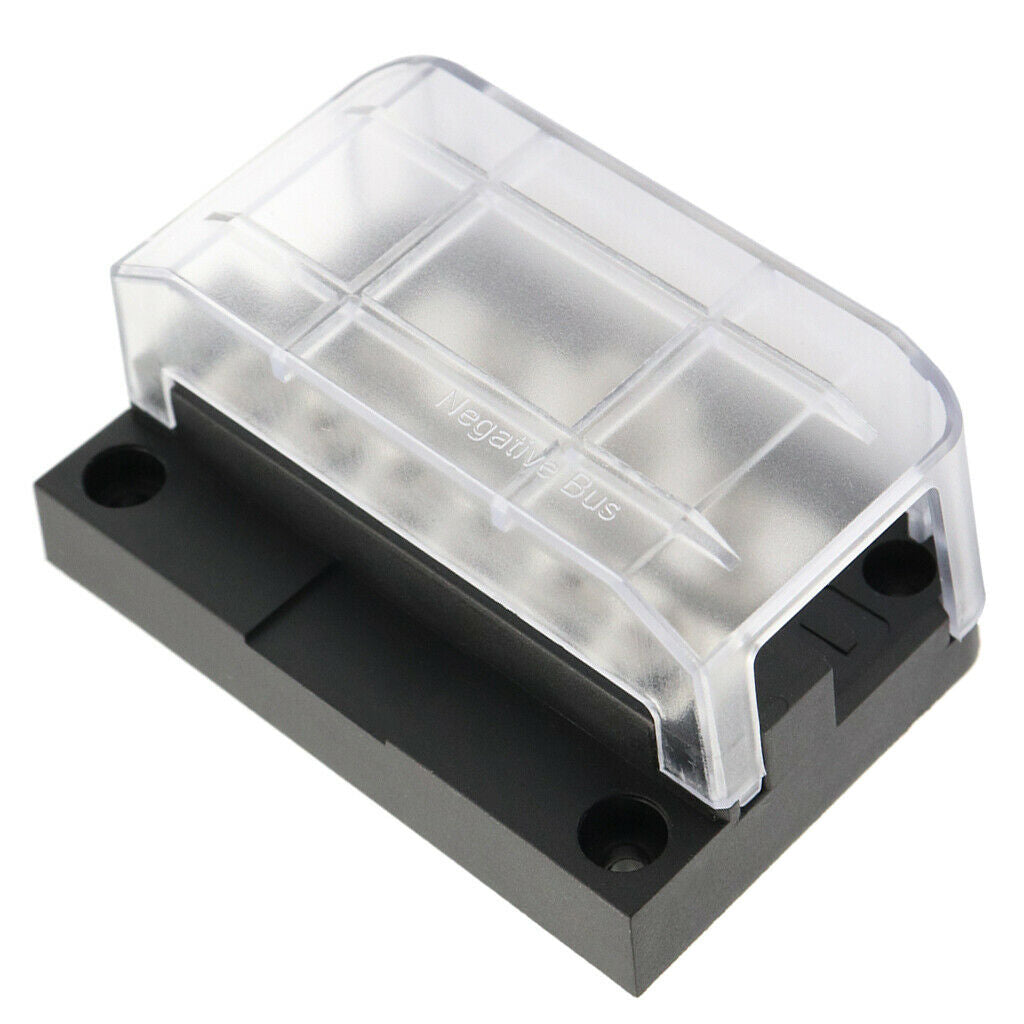 12 in 1 Junction Block Power Post Set Box Negative Bus Bar for Boat Marine