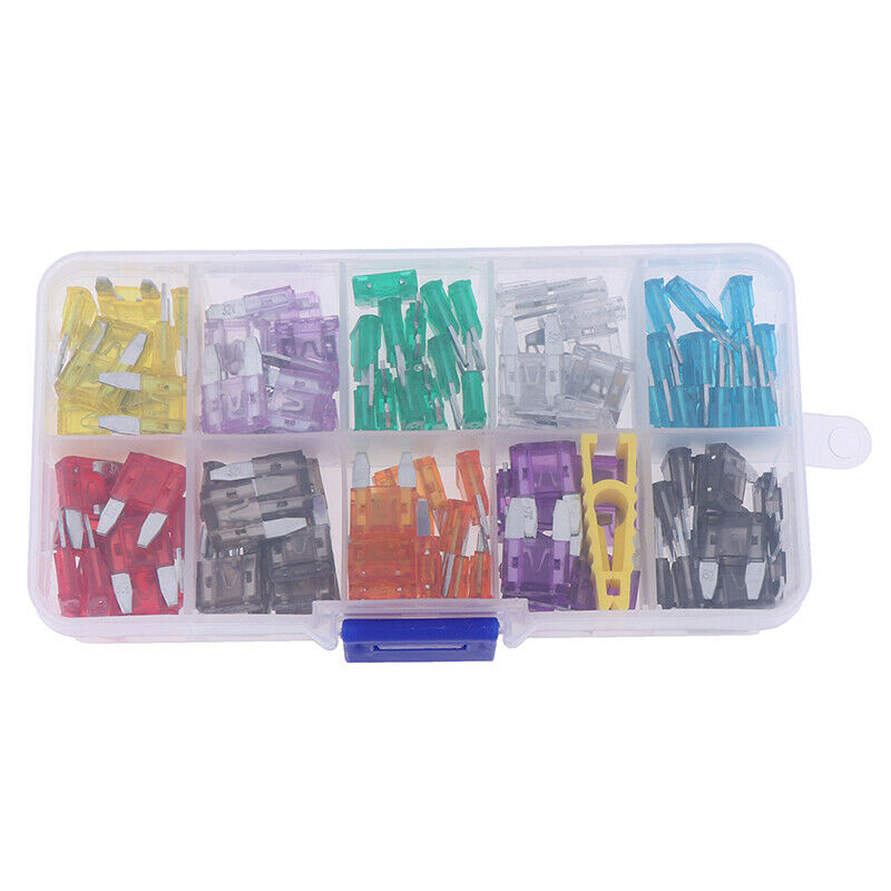 1Set Car Truck MINI Blade Fuses 5A 10A 15A 20A 25A 30A Fuses Kit With ClipY TL