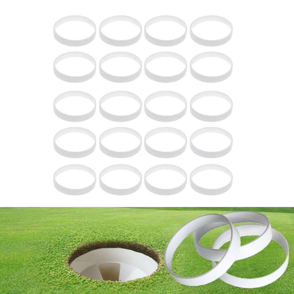 20 Packs Plastic Outdoor Pro Putting Cup Ring Field Accessories 11cm New