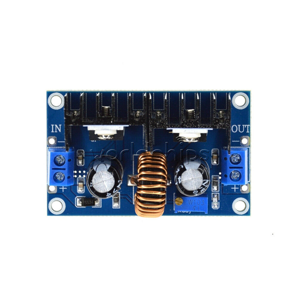 XL4016 8A PWM DC-DC Buck Step Down Adjustable Converter 4V-38v to 3V 9V 12V 24V
