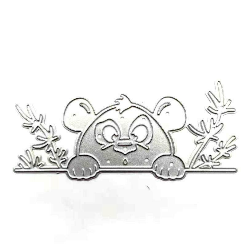 Delicate Die Cutting Template Cartoon Bear Shape Die Cuts Kids Educational Games