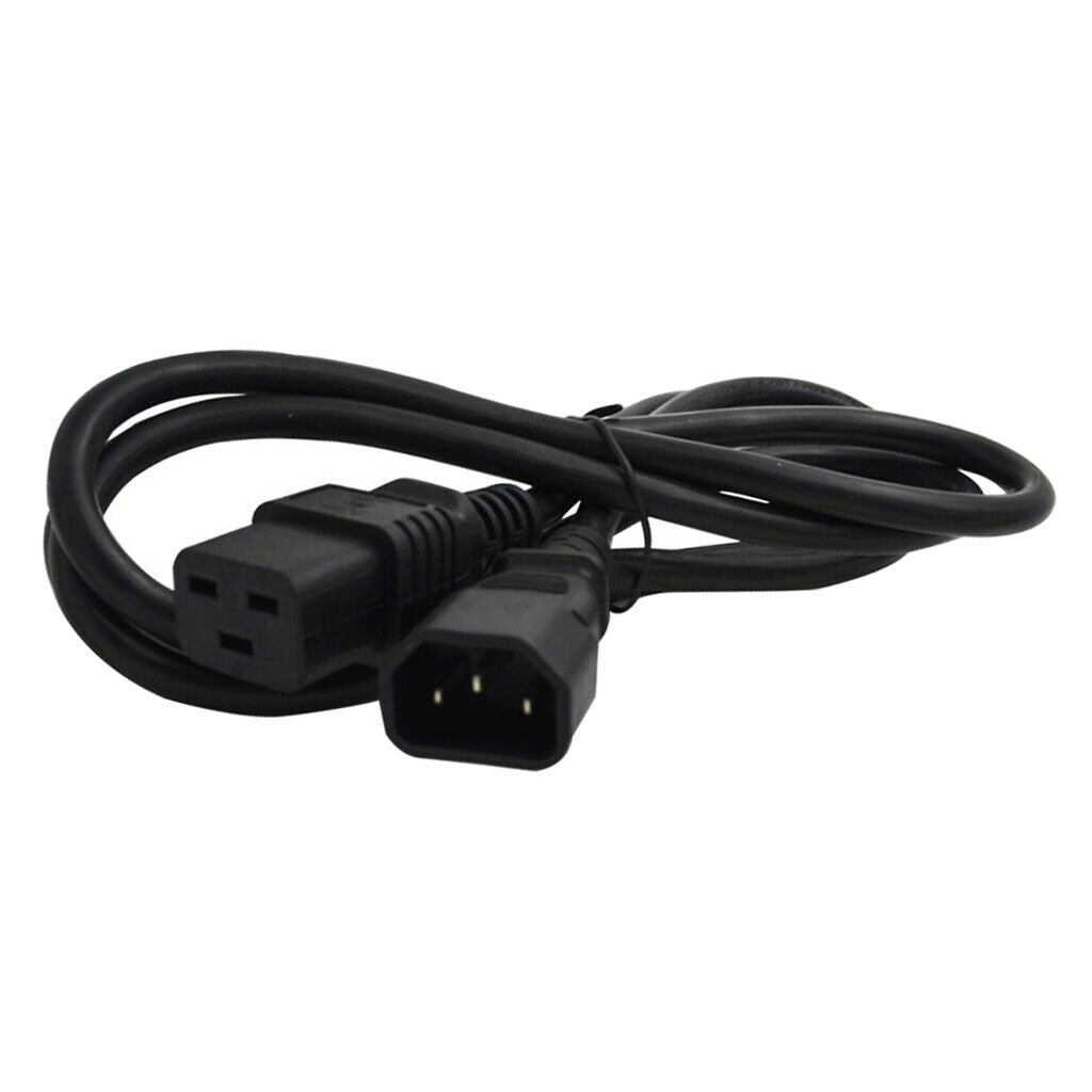 IEC320 C14 to C19 Socket 10A to 16A UPS DATA AC Power Adapter Cable Lead