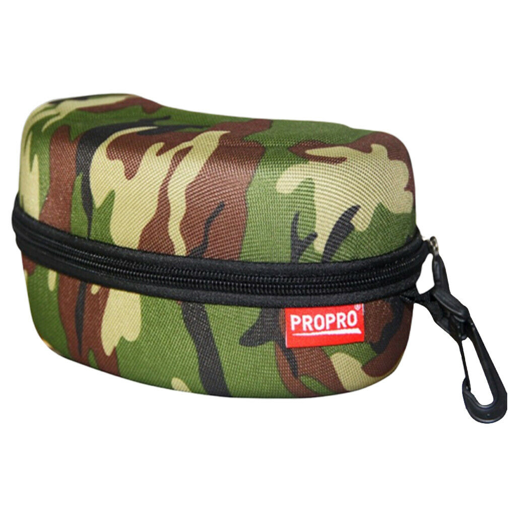 Goggle Glasses Case Eye Protection Bag Glasses Container Green Camouflage