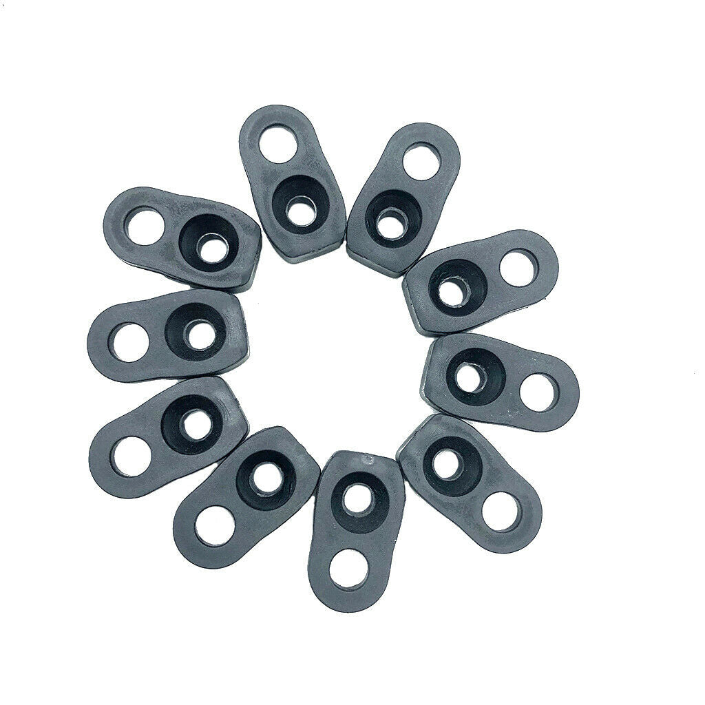 10pcs Kayak Canoe D Ring Eyelet Tie Down Loop Safety Deck Fitting Buckles