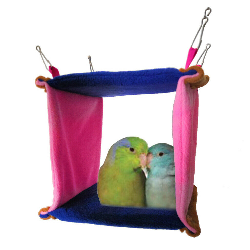Bird Bed Hanging Nest For Small Hamster Budgies Cockatiels Conure Finch L