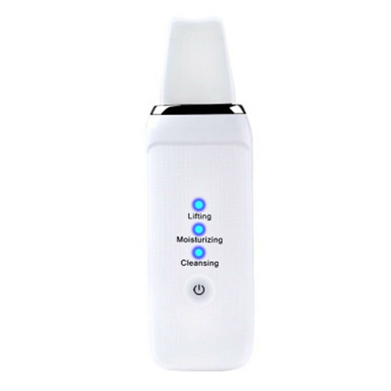 USB Recharge Ultrasonic Scrubber Skin Spatula Facial Cleaner Peeling Massage Spa