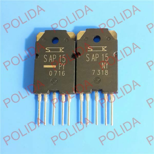 1pair OR 2PCS audio transistor SANKEN TO-3PL-5 SAP15NY/SAP15PY SAP15N/SAP15P