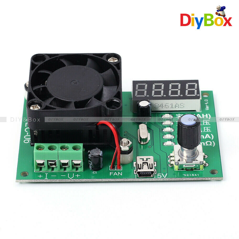 TEC-06 Mobile LED Battery Capacity Tester Detector 16W Electronic Load Max500AH