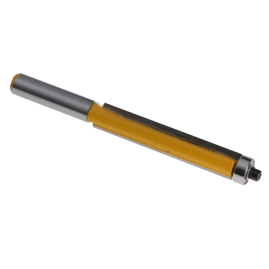 Long straight 8mm Woodworking Milling Cutter with handle, Alloy Router Bit