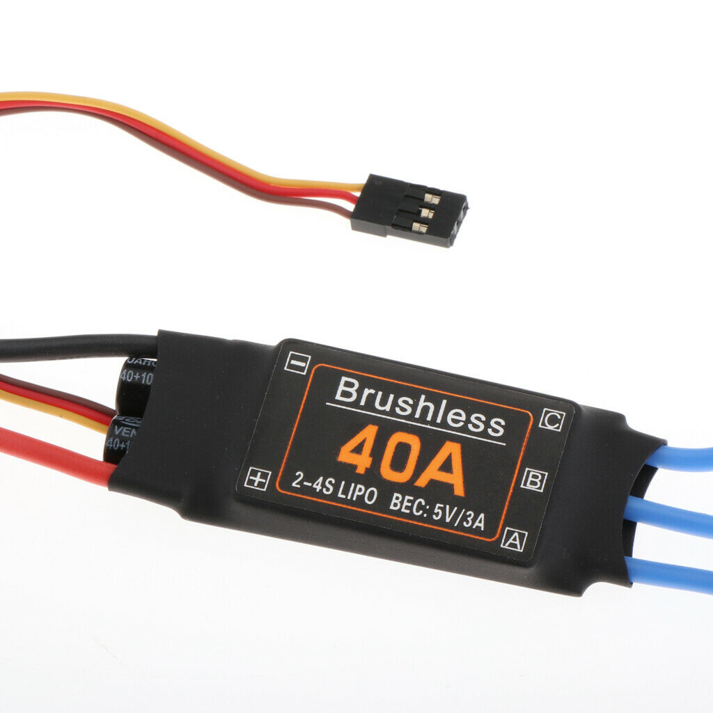 40A Brushless ESC  Controller Motor RC Quad Toys Parts Accessories