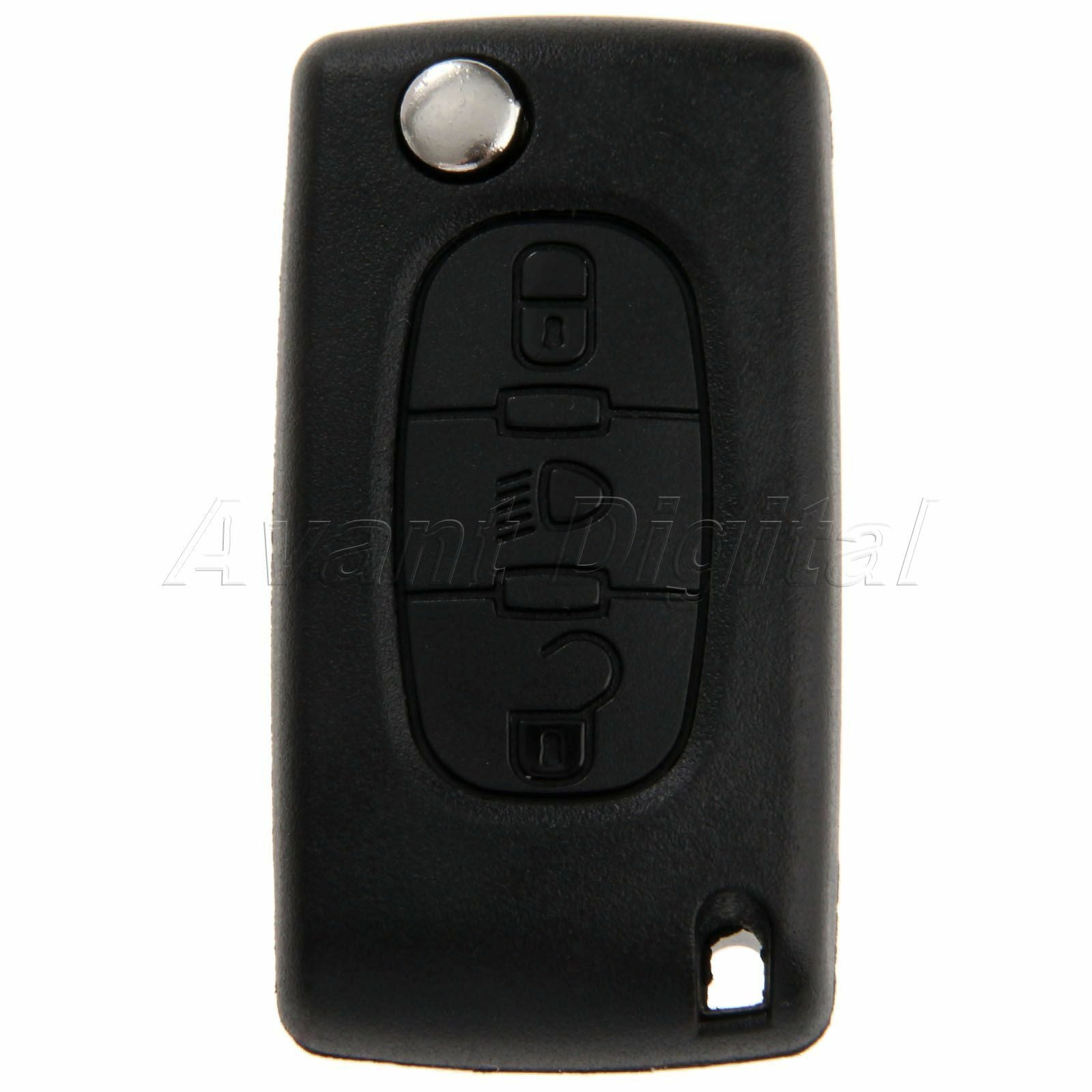 3 Button Car Flip Remote Key Fob Case Shell Replacement For Citroen C4 C5 C6 C8
