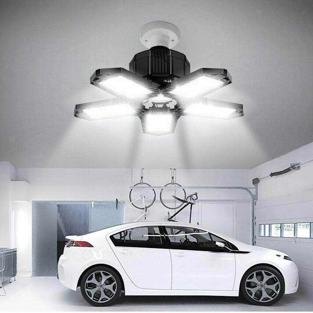 LED Garage Lights Ultra Bright Deformable Ceiling Lights Fixture for Garage