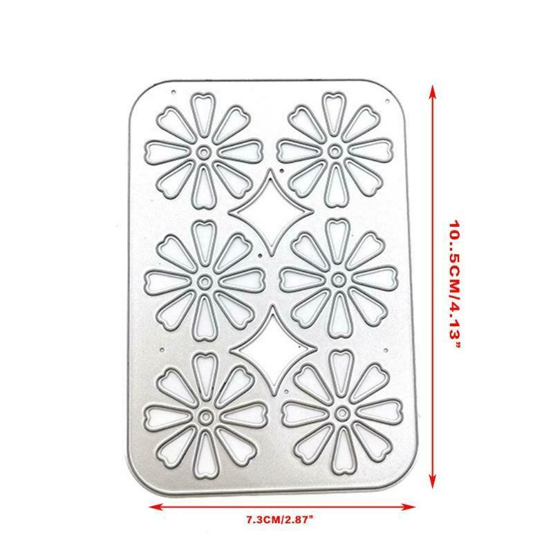 Gear Flower Metal Cutting Dies Stencils DIY Scrapbooking Album Paper Card Mold