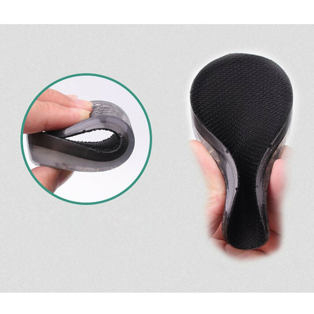 2 Pairs Adjustable Height Increase Template Soft Silicone Foot Insoles