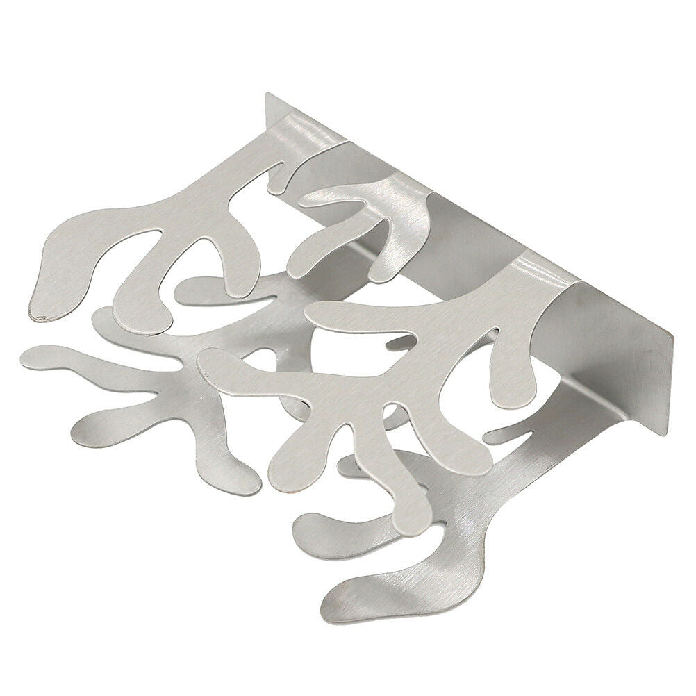 Stainless Steel Napkin Rack Box Dispenser Tissue Holder Plants Table Decora SJ