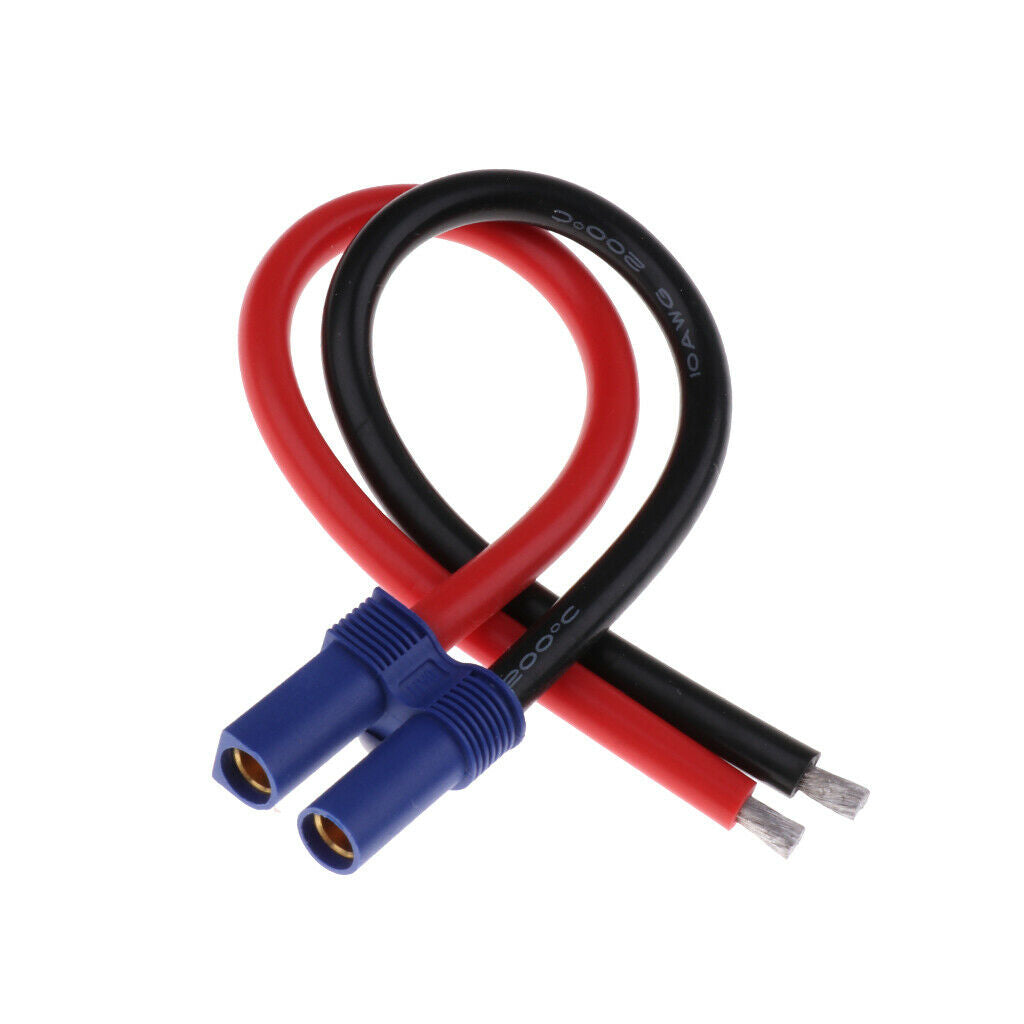 5.5mm Banana Plugs EC5 Battery Female Connector Adapter With 10AWG Wrie
