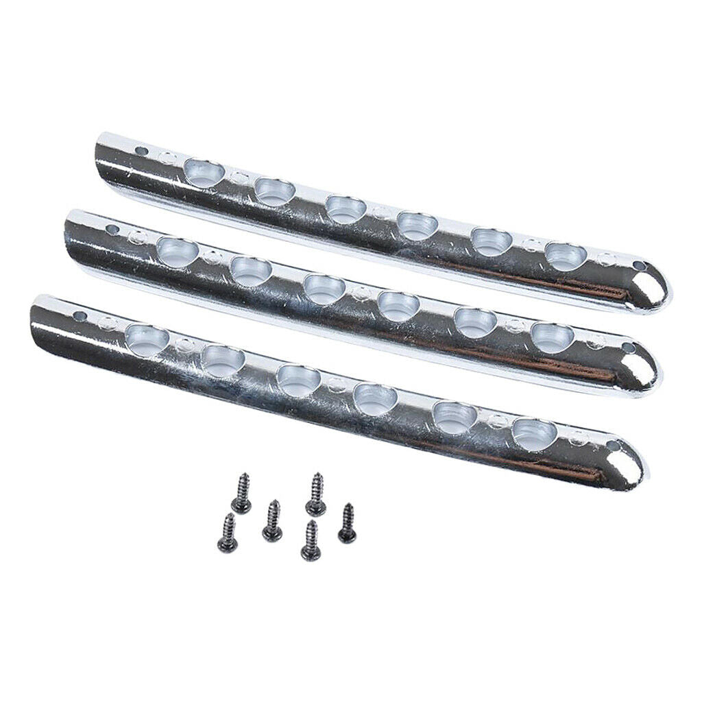 3pieces Front&Back Door Alloy Grab Handle Cover For Jeep Wrangler JK 2 doors