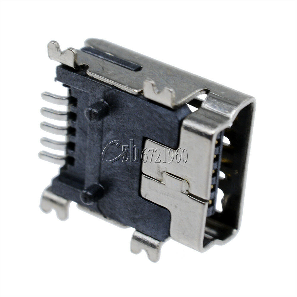 10Pcs Mini USB Type B Female 5-Pin SMT SMD Socket Jack Connector Port PCB Board