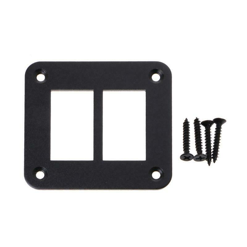 Aluminum Rocker Switch Panel 2/3/4/6 Way Housing Holder For Car Boat Auto Parts