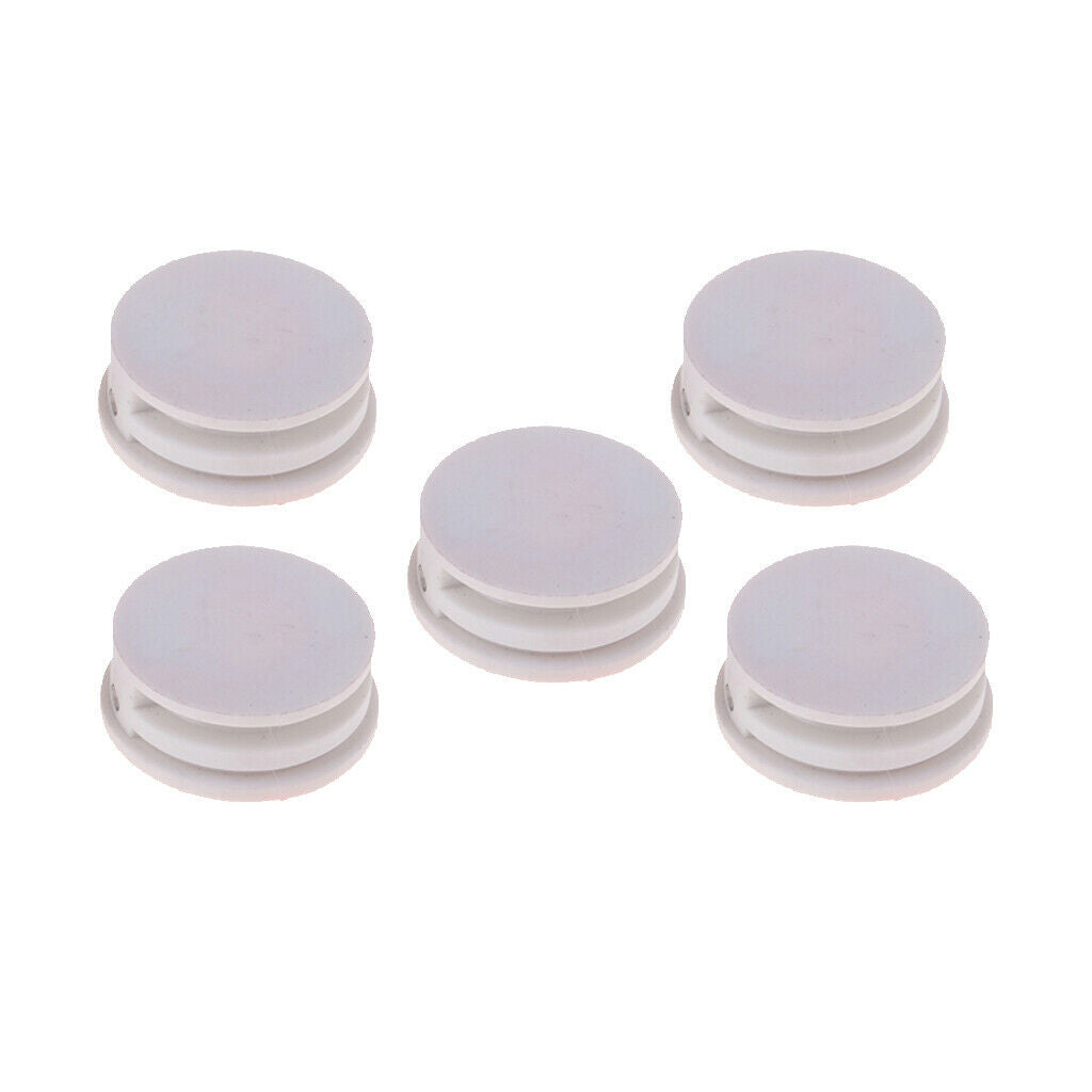 5pcs 3cm Surfboard Leash Plug Cup Plugs Surfing Repair Accessories White