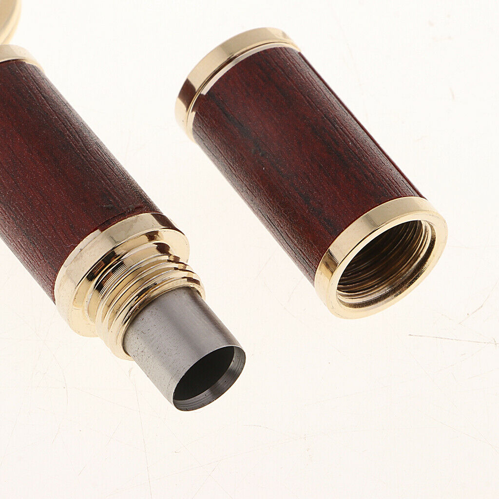 Cigar Punch Keychain Polished Twist Cut - Bullet Style Cigar Punch Keyring for