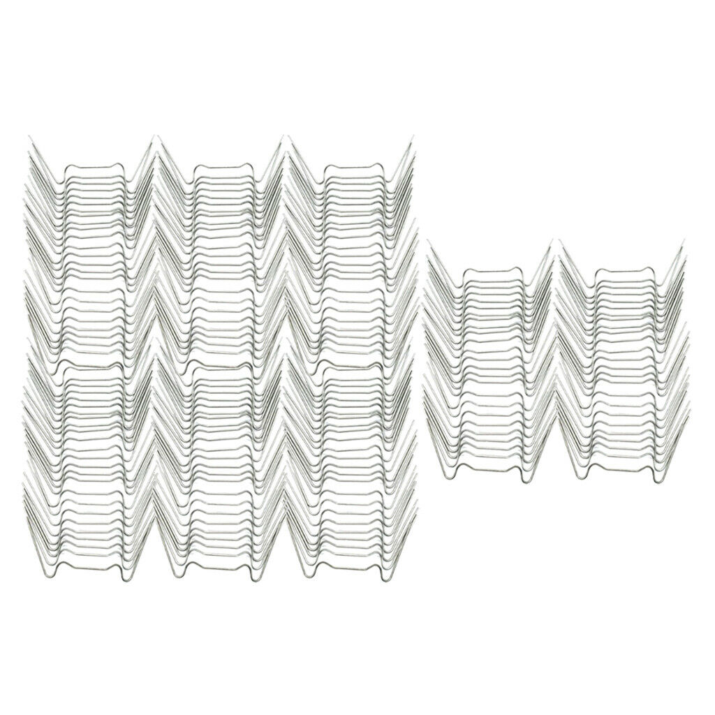 200 Pieces W Type Glazing Glass Clips Stainless Use Fttings for Greenhouse