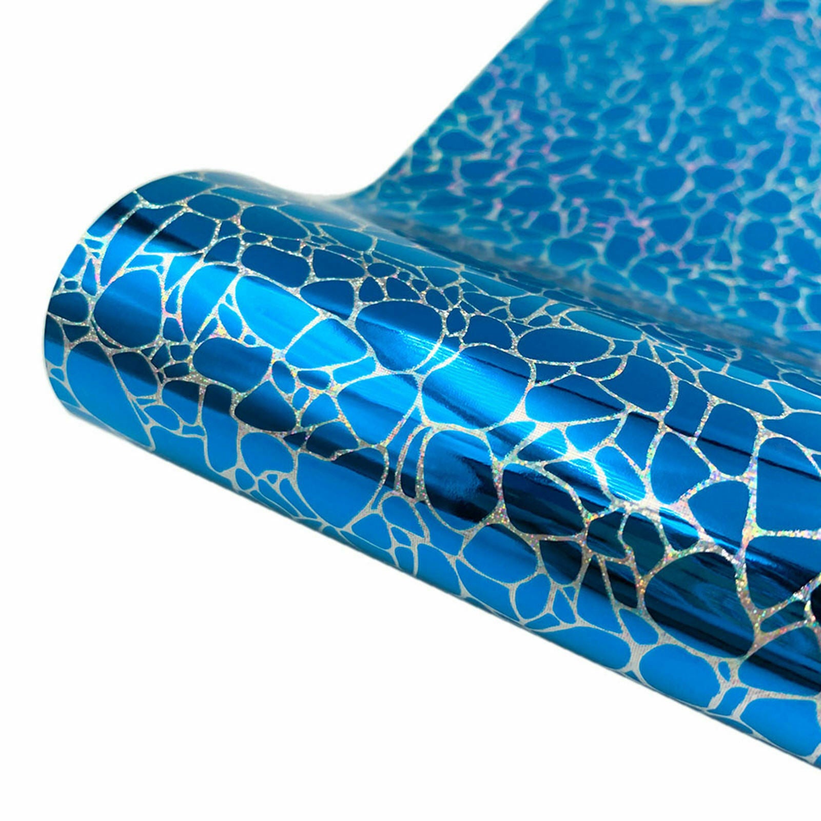 Holographic Rainbow Leopard Mermaid Craft Vinyl Paper 11.8x 10 inchs 6 Pack for