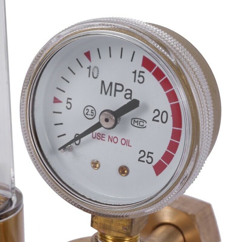 Argon CO2 Gauge Pressure Regulator Mig Tig Flow Meter Control Valve Welding GaN5