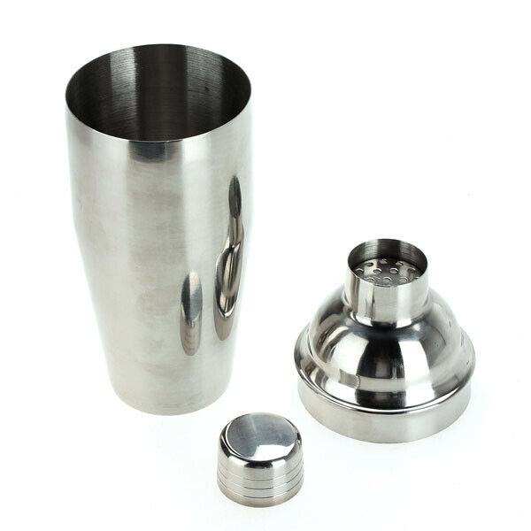 Stainless Steel Cocktail Bartender Shaker Drink Mixer Bar Set Kit - 750ml R6D1D1