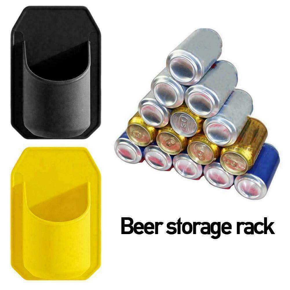 Shower Beer Holder Beverage Drink Rack Black Sticks Glass to Sudski BEST G5F8