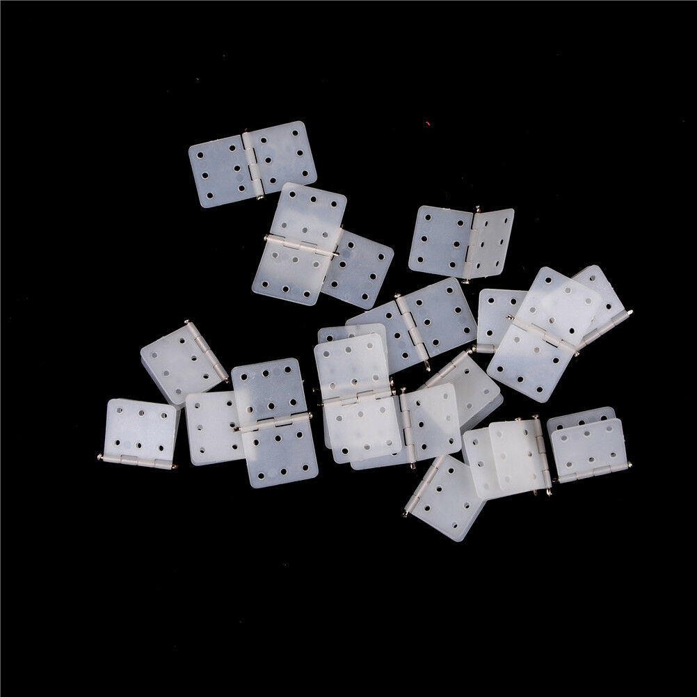 20pcs 27*16mm Nylon Plane Hinge for RC Airplane DIY Accessories 3CAU JcJCAUBDAU