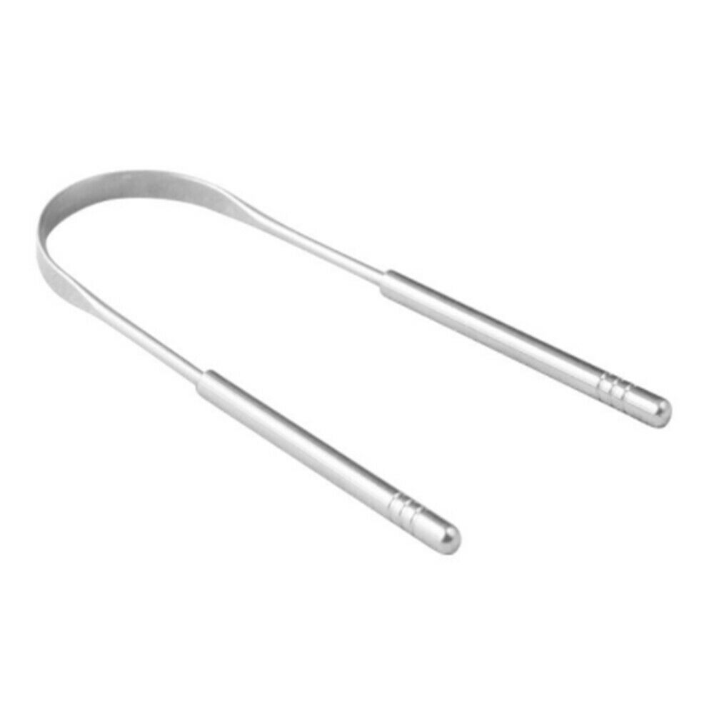 Stainless Steel Tongue Scraper  Cleaning Coated TongueToothbrush Oral Care Tools
