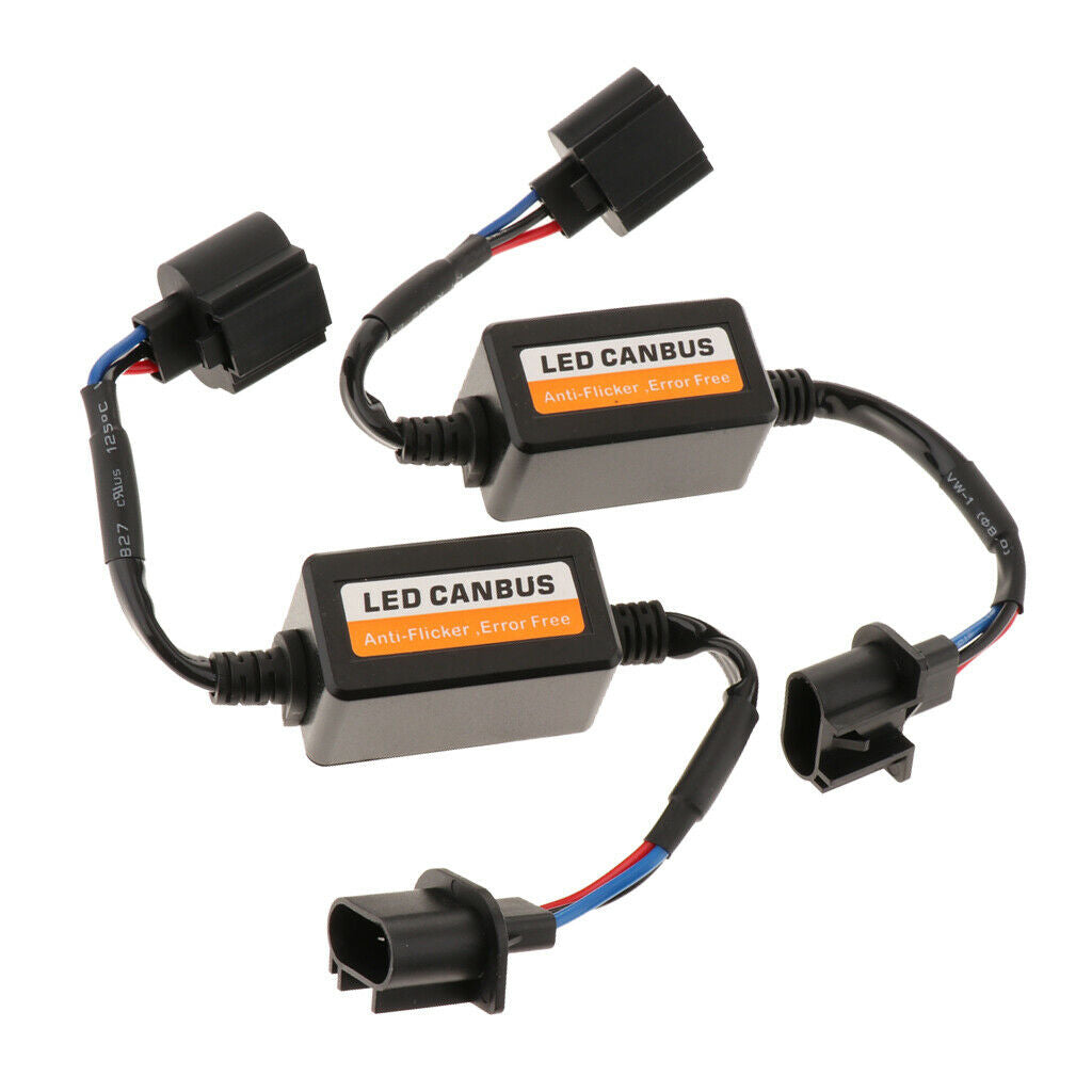 H13 LED Headlight Canbus Error Free Anti Flicker Resistor Canceller Decoder
