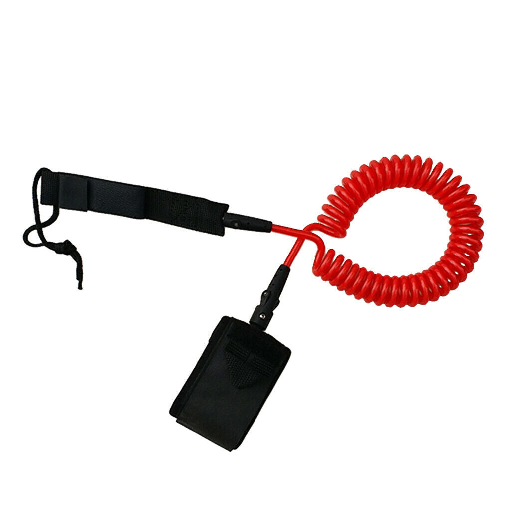 10ft Surfboard Paddle Board Leash Stand Up Paddle Board Leash Strap Red