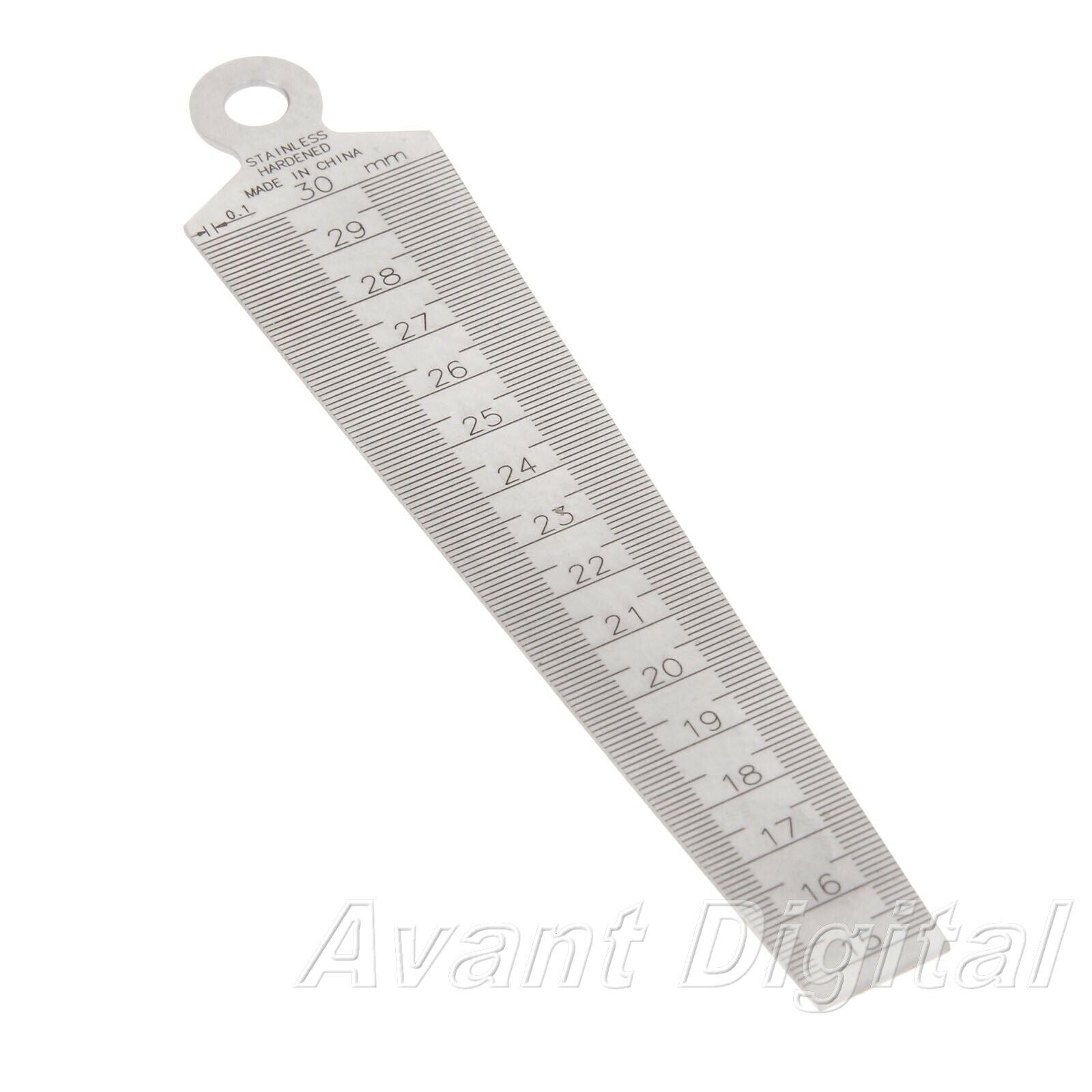 Accurate Wedge Gauge Welding Gage Quilting Ruler Inspection Tool Range 15-30mm