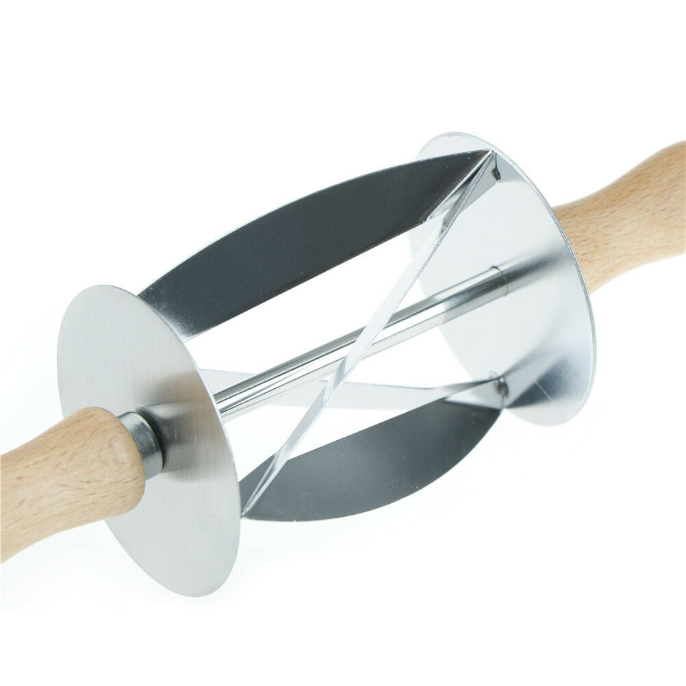 Stainless Steel Rolling Cutter for Making Croissant Bread Wheel Pastry KnifE_DD