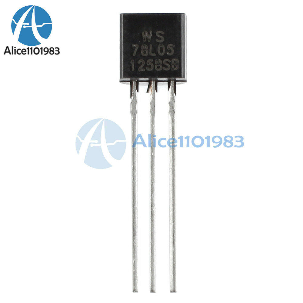 10PCS WS78L05 78L05 TO-92 5V 100mA Voltage Regulator IC