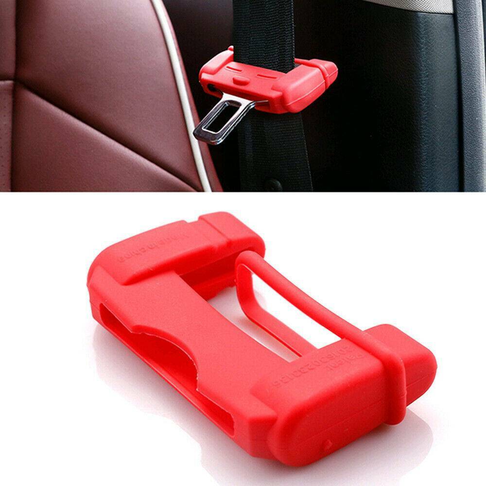 New Car Safty Accessories Seat Belt Buckle Clip silicone Anti-Scratch Cover 1Pc