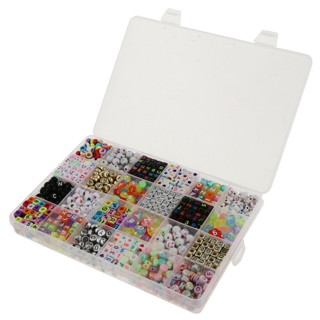 1650pcs DIY Beads Refill Beads 24 Shapes And Colors