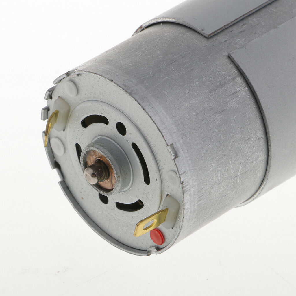 XD-37GB555 DC Motor 12V 15W 30RPM Gear Motor CW/CCW Brushed Geared Motor