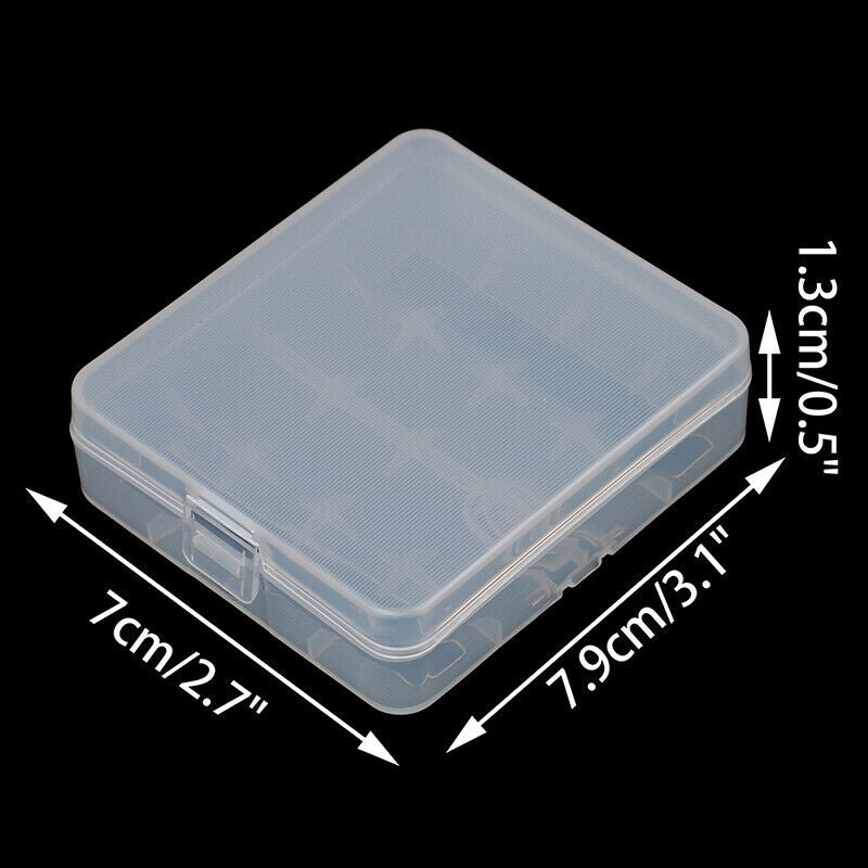 Battery Storage Box Holder Transparent Portable Hard Plastic Large Capaci.l8