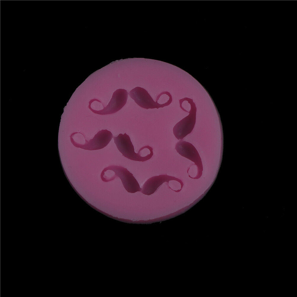 Mustache Cake Molds Fondant Chocolate Silicone Mold Candy Moulds Cake Tool.l8