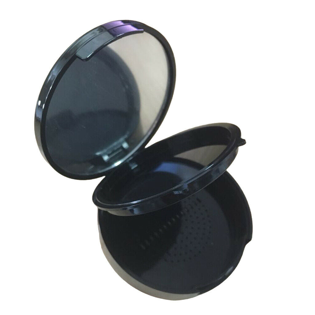 2 Pieces Empty Eyeshadow Bread Cosmetic Container, with Inner Mirror