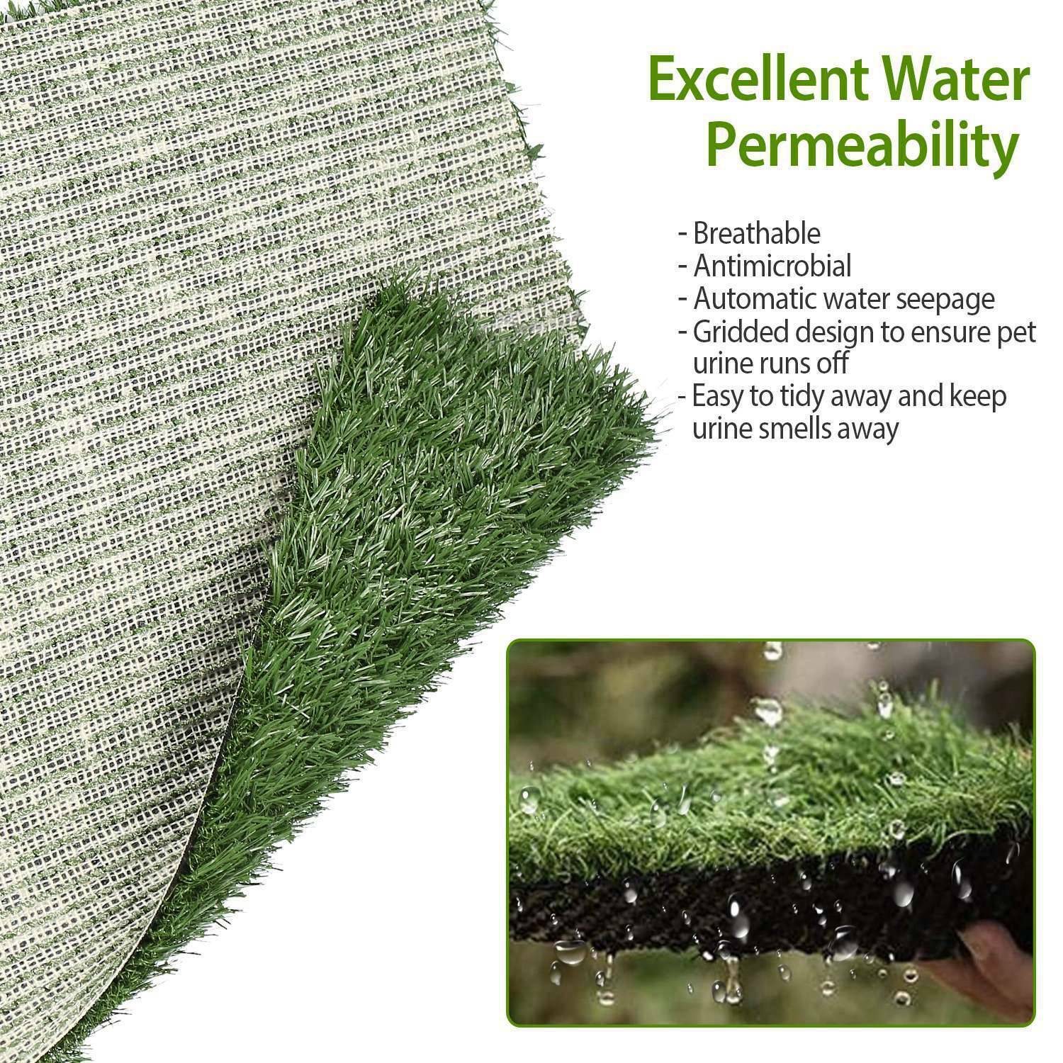 Replacement for Artificial Turf Pet Potty Toilet Training Replacement Grass Pad