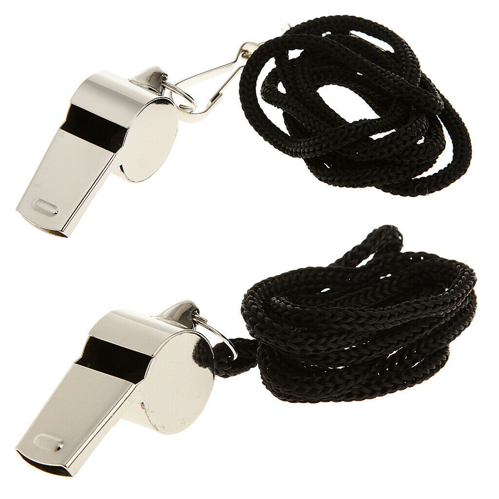Outdoor Camping Hiking Whistle with Lanyard