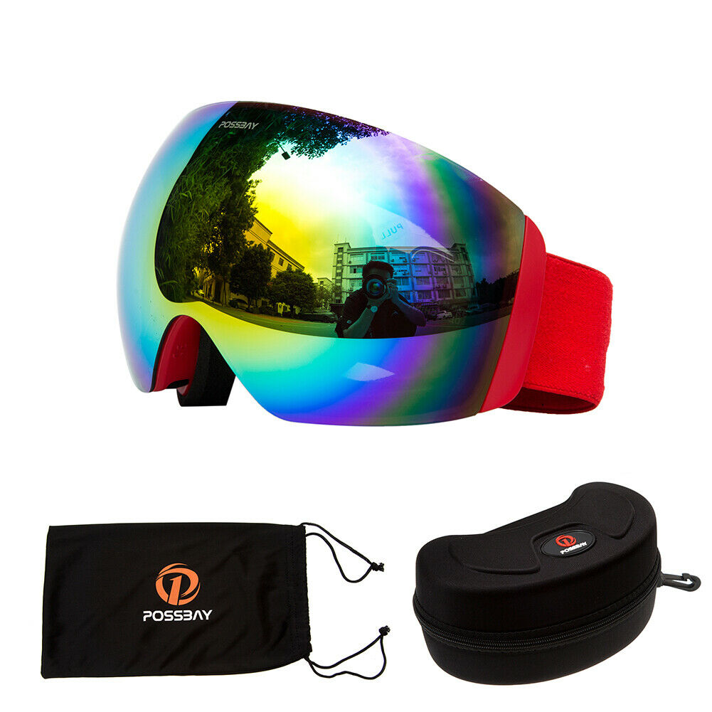 Snow Ski Goggles Anti Fog UV Snowboard Windproof Eyewear Outdoor Sports Scooter