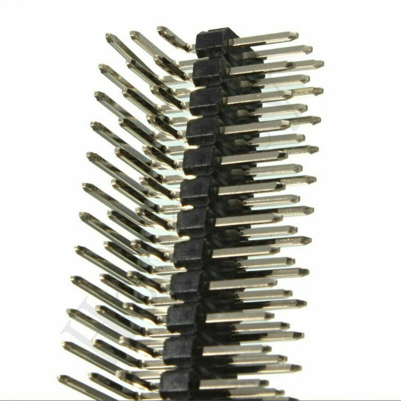 90 Degree 2.54mm 3x40P Male Pins Three Row Right Angle Pin Header Connector